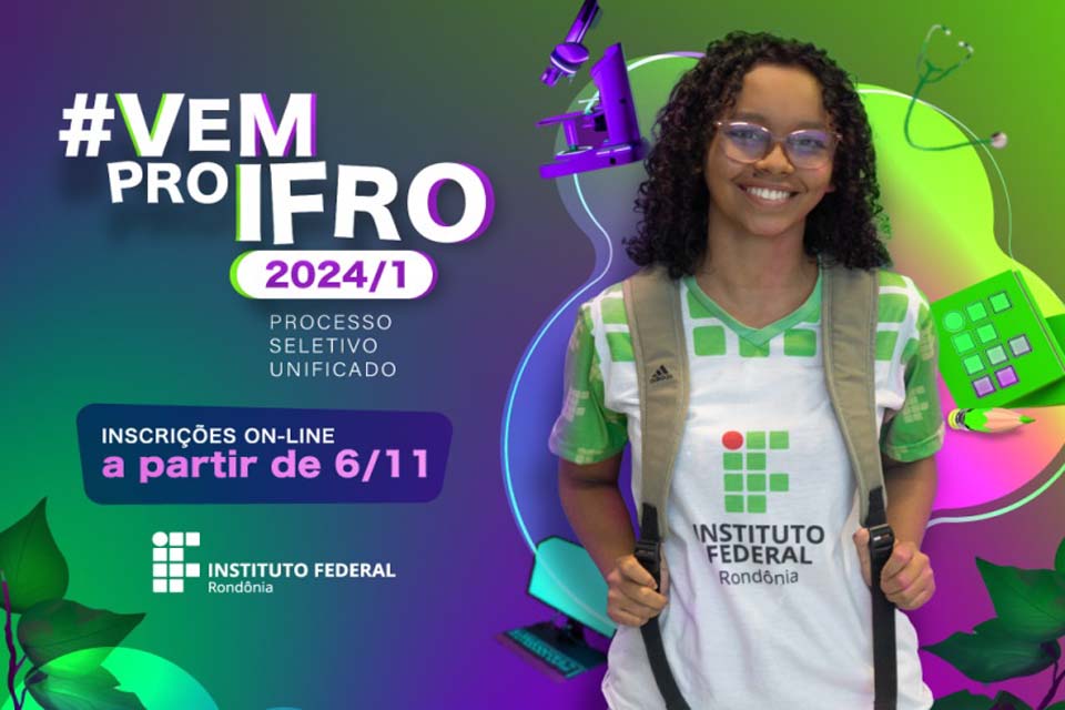 IFRO lança contagem regressiva para processo seletivo 2024 e apresenta identidade visual