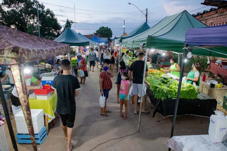 Feira Noturna do Produtor Rural é opção para consumidor da zona Leste em Porto Velho