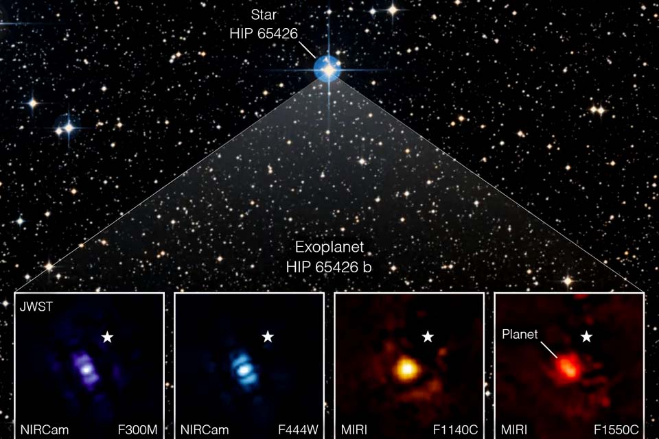 James Webb: supertelescópio divulga sua primeira imagem de um planeta fora do Sistema Solar