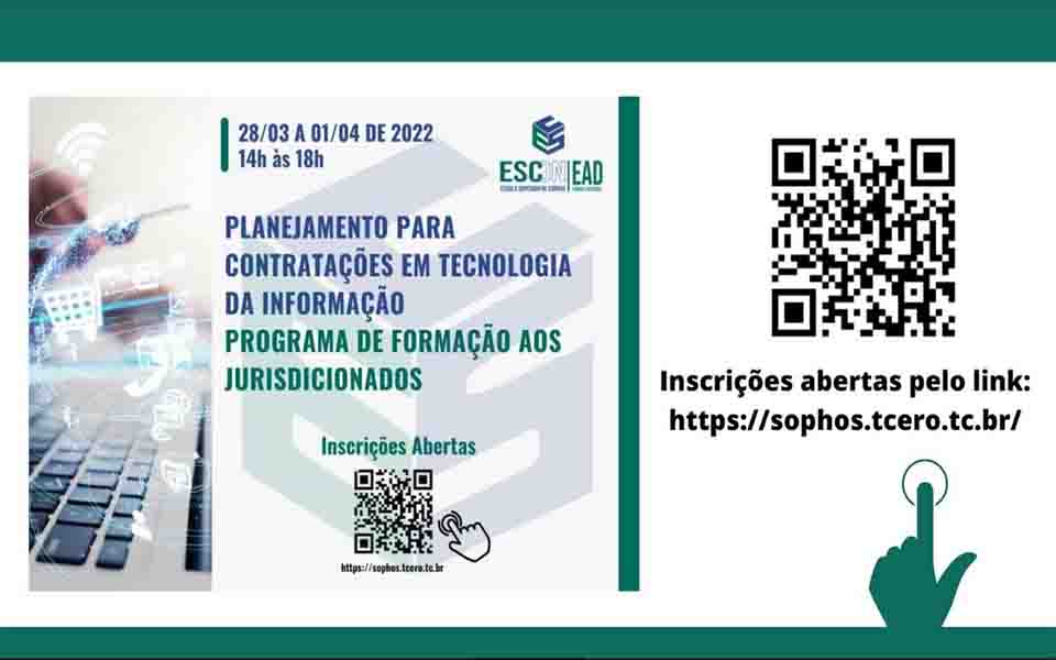 Servidores municipais e estaduais já podem se inscrever no curso Planejamento para Contratação em TI, ofertado pela ESCon  