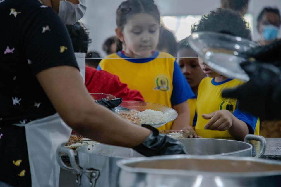 Qualidade da merenda escolar proporcionou melhorias na aprendizagem dos alunos da rede pública de Porto Velho