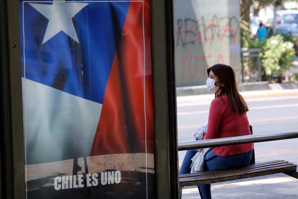 Chile bate recorde diário com 6.754 novos casos de covid-19