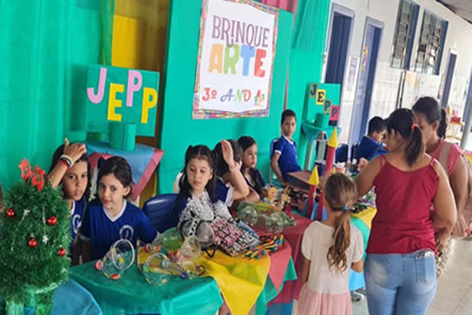 Semas e Sebrae promovem Feiras de Empreendedorismo nas Escolas Municipais de Ouro Preto do Oeste