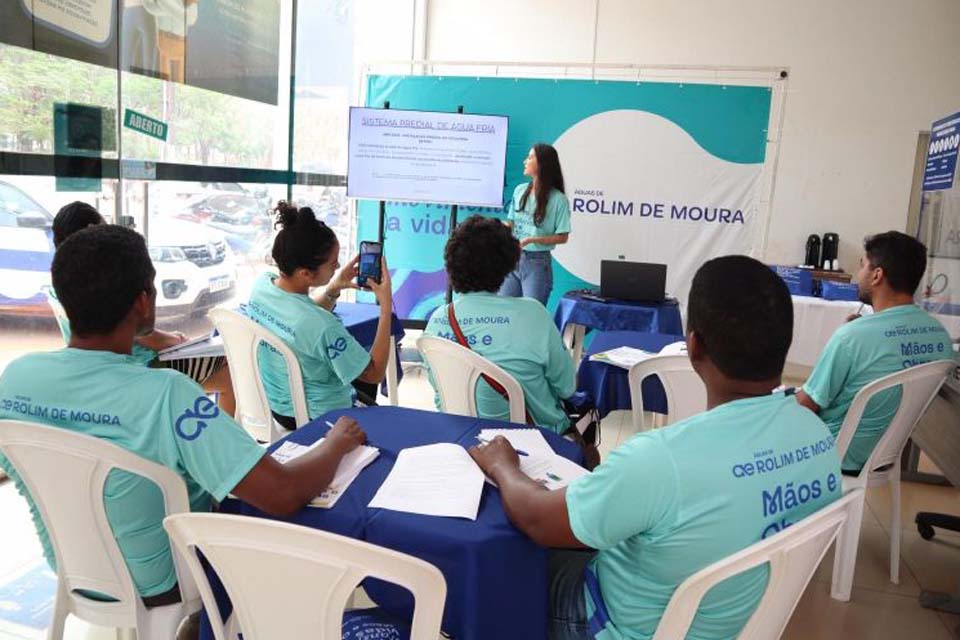 Águas de Rolim de Moura inicia aulas do curso de Bombeiro Hidráulico