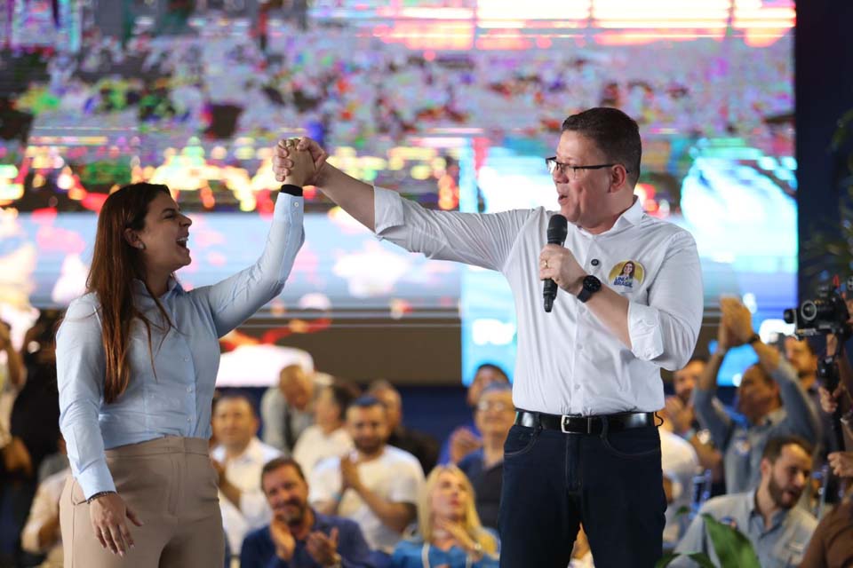 Governador Marcos Rocha reitera apoio à pré-candidatura de Mariana Carvalho