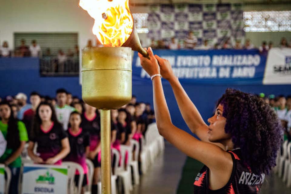 Cerimônia marca abertura dos Jogos Escolares Municipais de Jaru