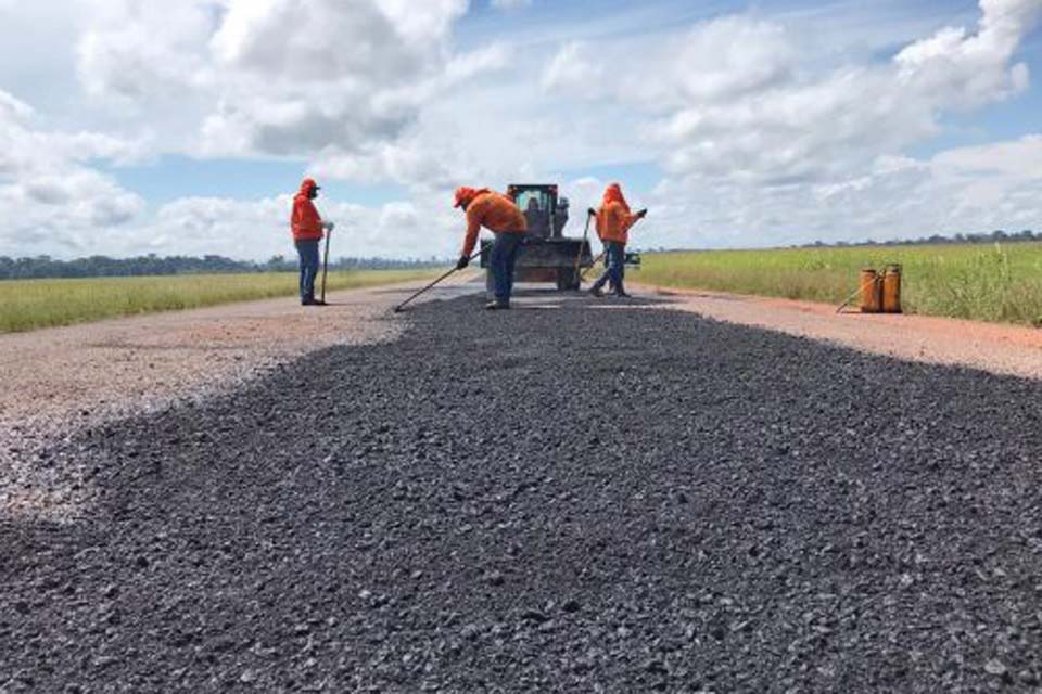 DER inicia a recuperação de 66 quilômetros da rodovia 205