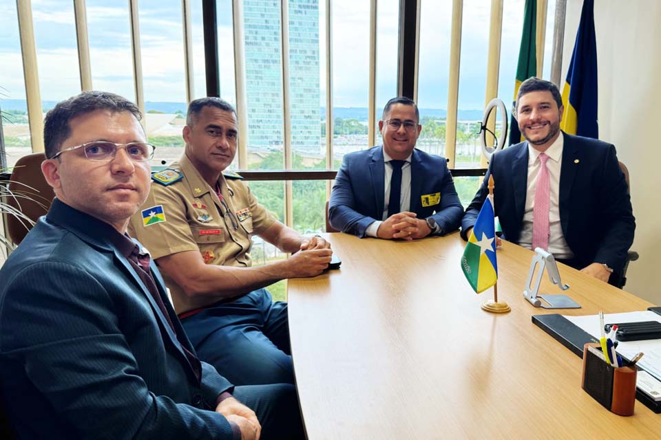 Secretrio de Segurana de Rondnia se rene com a bancada Federal em Braslia