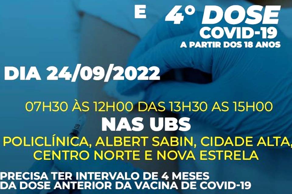 Semusa realizará o “Dia D” de imunização no próximo sábado contra a paralisia infantil e multivacinação