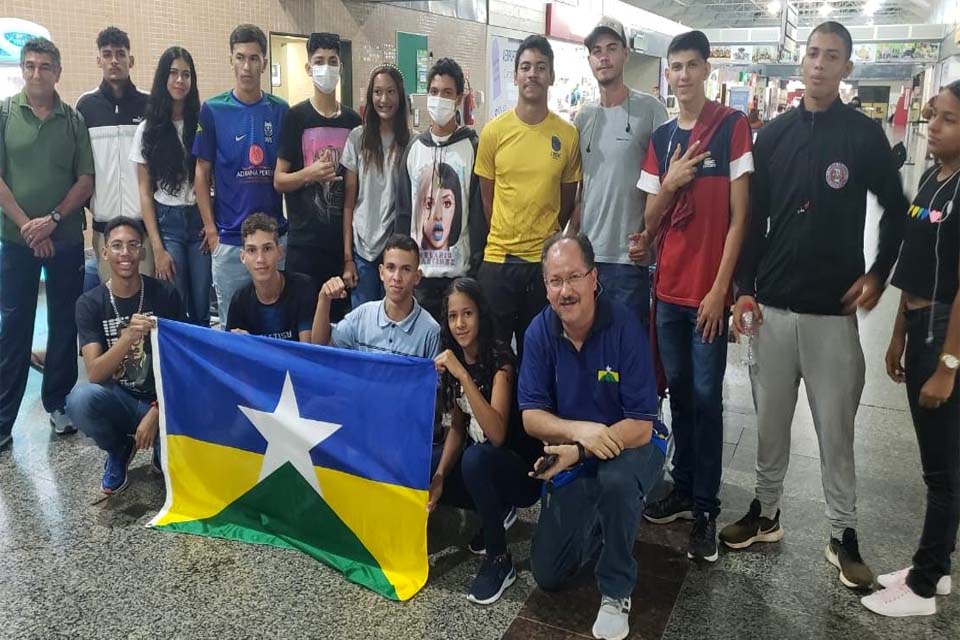 Delegação Rondoniense embarca a Aracaju para participar dos Jogos da Juventude 2022