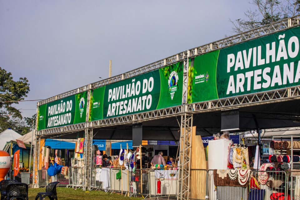 Crescimento e diversidade marcam o pavilhão de artesanato na Rondônia Rural Show Internacional