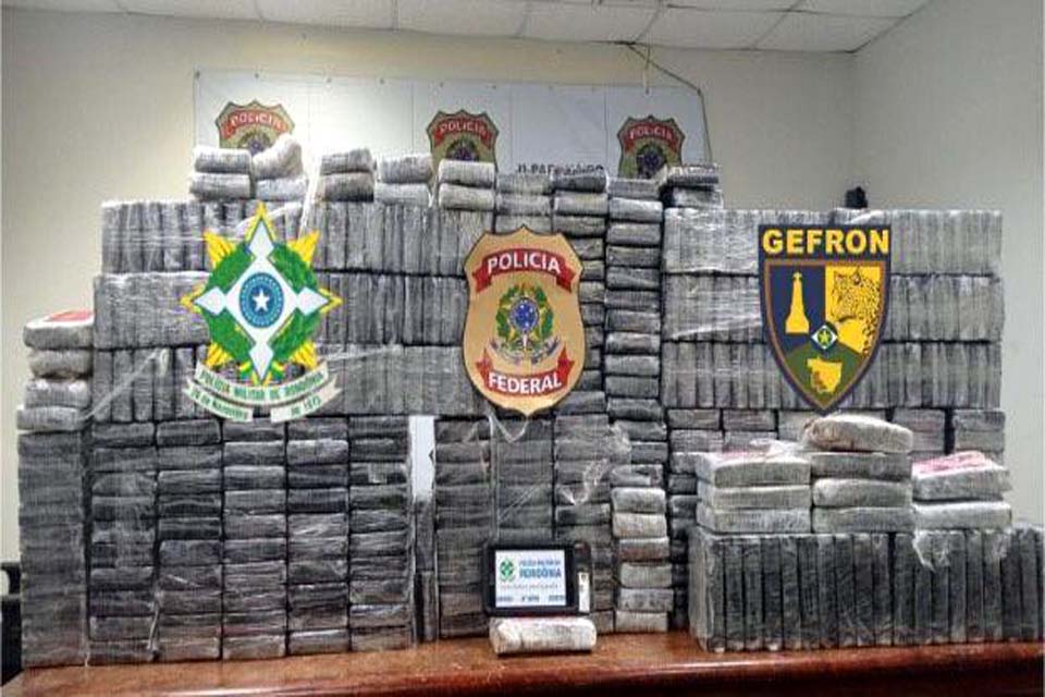 Operação conjunta apreende 400 kg de cocaína em Cacoal 