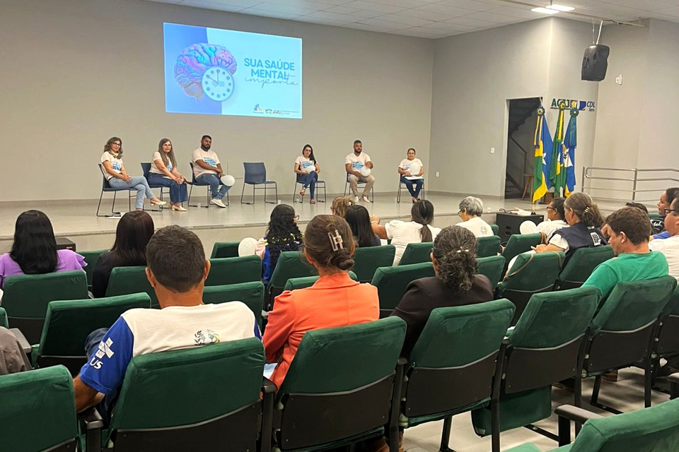 Palestra para agentes de saúde abre programação do Janeiro Branco em Jaru