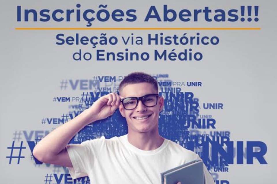 Inscrições para cursos de graduação da UNIR com notas do Ensino Médio encerram nesta quarta-feira (24)