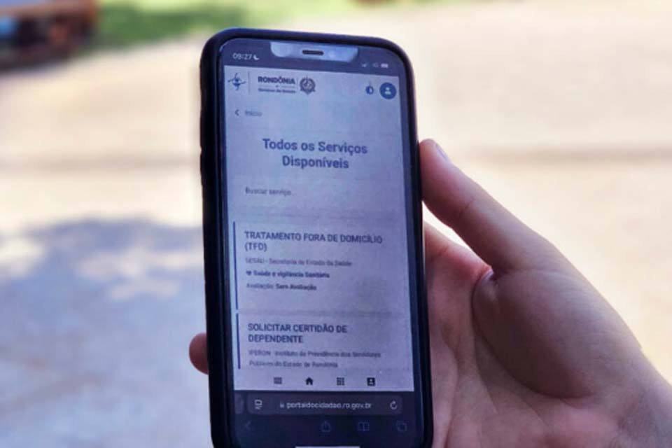 Portal do Cidadão do Governo de Rondônia ultrapassa 100 serviços digitais e 4 milhões de acessos