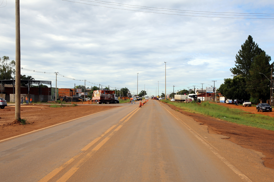 Acessos da Rua 1802 com a BR-174 em Vilhena passam por mudanças de circulação