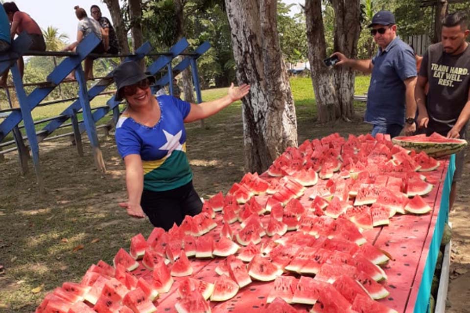 Prefeitura de Porto Velho realiza 11ª Festa da Melancia de Nazaré