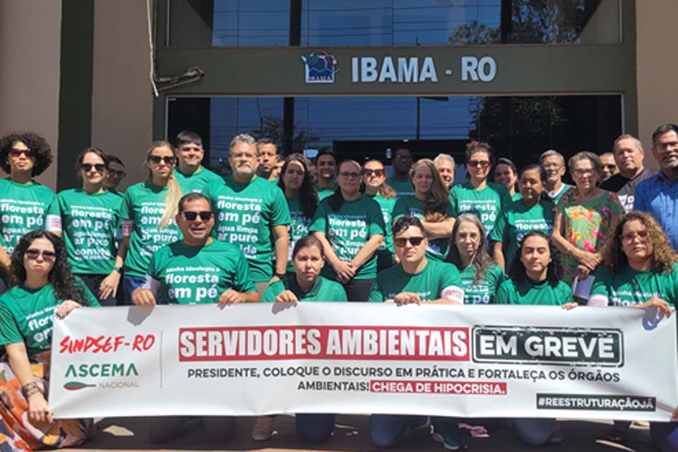 Greve da área ambiental em Rondônia é retomada com apoio integral do SINDSEF-RO