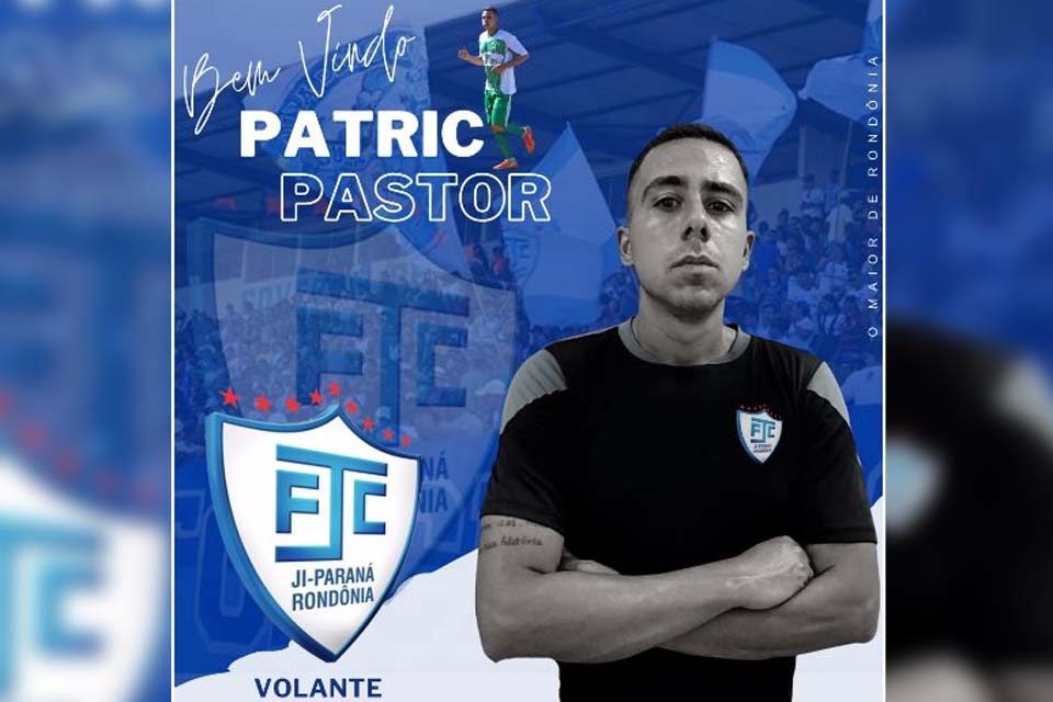 Volante Patric Pastor é anunciado pelo Ji-Paraná