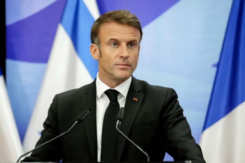 Macron propõe que coalizão anti-Estado Islâmico aja contra o Hamas