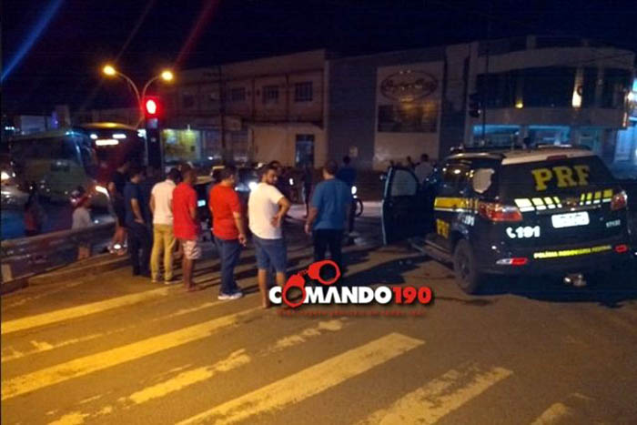 Viatura da PRF se envolve em grave acidente durante atendimento de ocorrência, em Ji-Paraná
