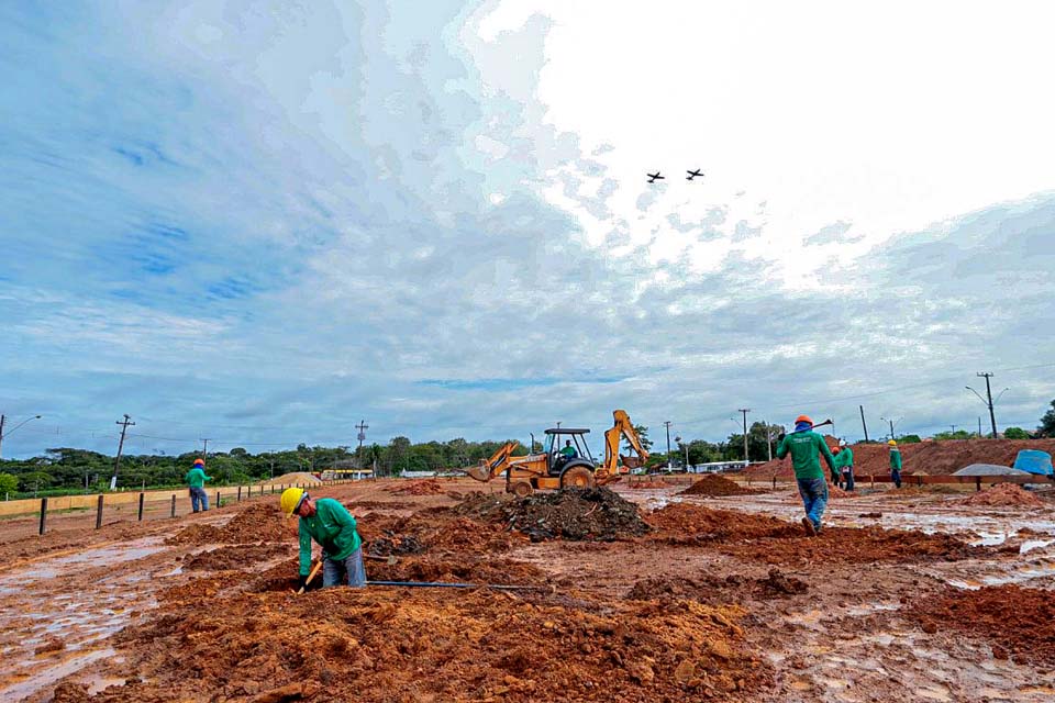 Obras da primeira etapa no Centro de Convenções Cidade da Cultura estão a todo vapor