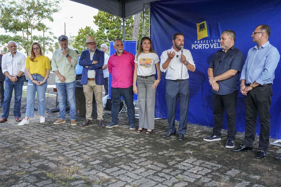 Prefeito Hildon Chaves inaugura a primeira etapa de revitalização da Praça das Três Caixas dÁgua