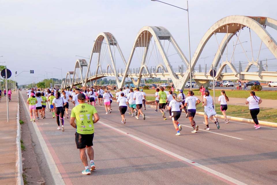 Corrida pela Vida reúne centenas de pessoas no Espaço Alternativo de Porto Velho