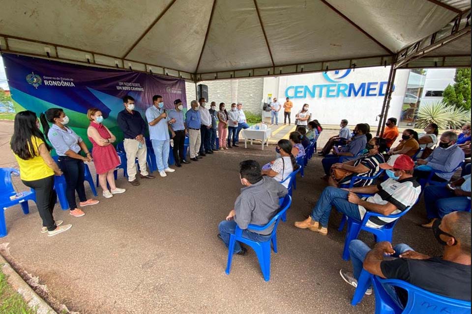 Prefeito Aldo Júlio participa do lançamento do projeto “Enxergar” em Rolim de Moura