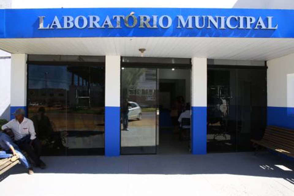 Exames no Laboratório Municipal passam a ser realizados sem agendamento prévio