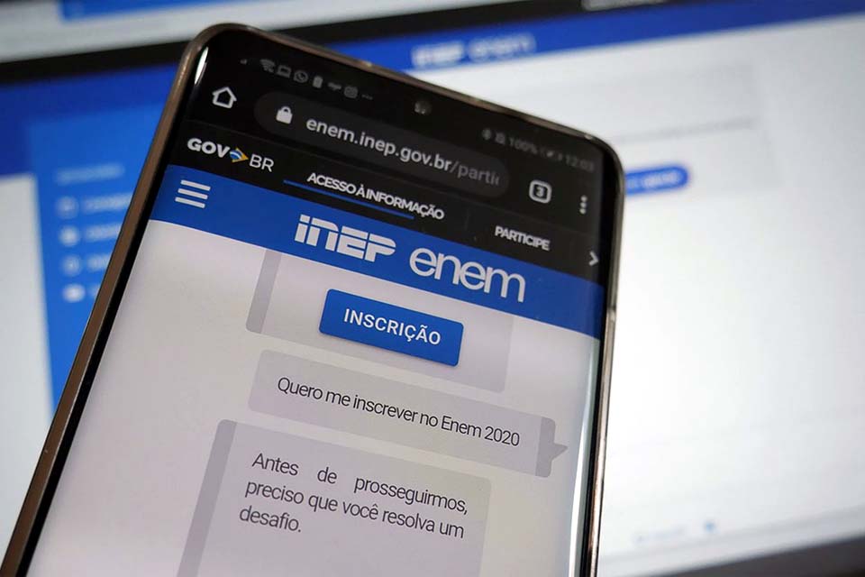 Pedido da taxa de isenção no Enem 2022 começa na segunda-feira