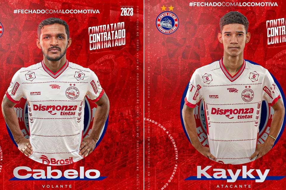 Com Cabelo e Kayky, Porto Velho chega a seis contratações na temporada