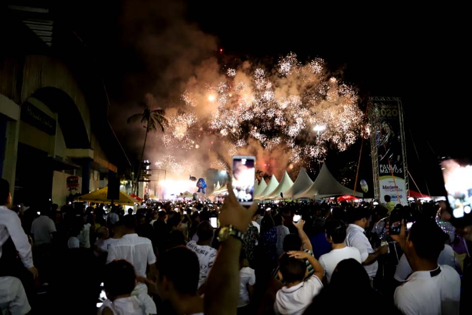 Prefeitura de Porto Velho promove festa com shows musicais e queima de fogos na virada do ano