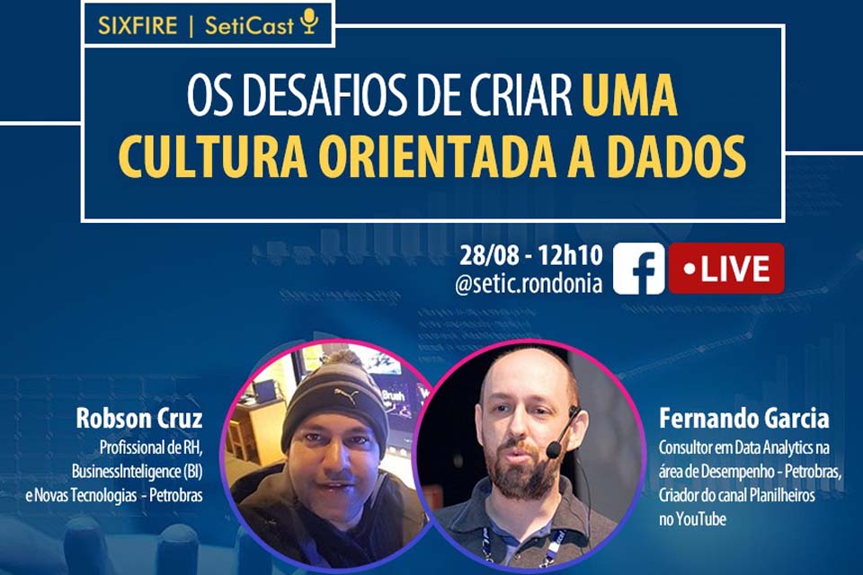 Roda de conversa on-line apresenta principais dificuldades do Data Driven nesta sexta-feira