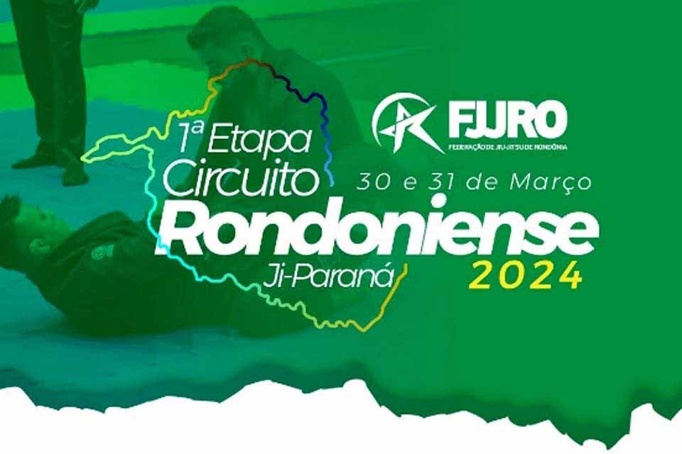 1ª Etapa do Circuito Rondoniense de Jiu-Jitsu 2024 acontece em Ji-Paraná