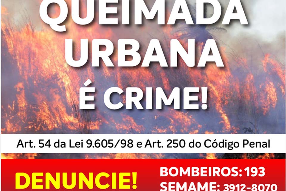 Secretaria do Meio Ambiente intensifica combate às queimadas urbanas