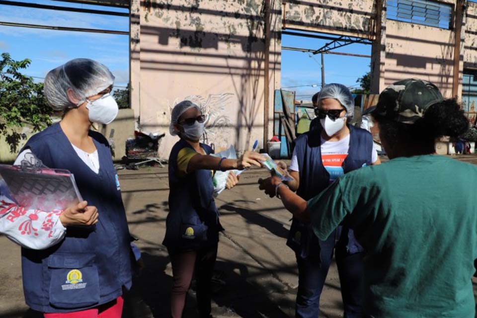 Plano contingencial de enfrentamento atende moradores em situação de rua