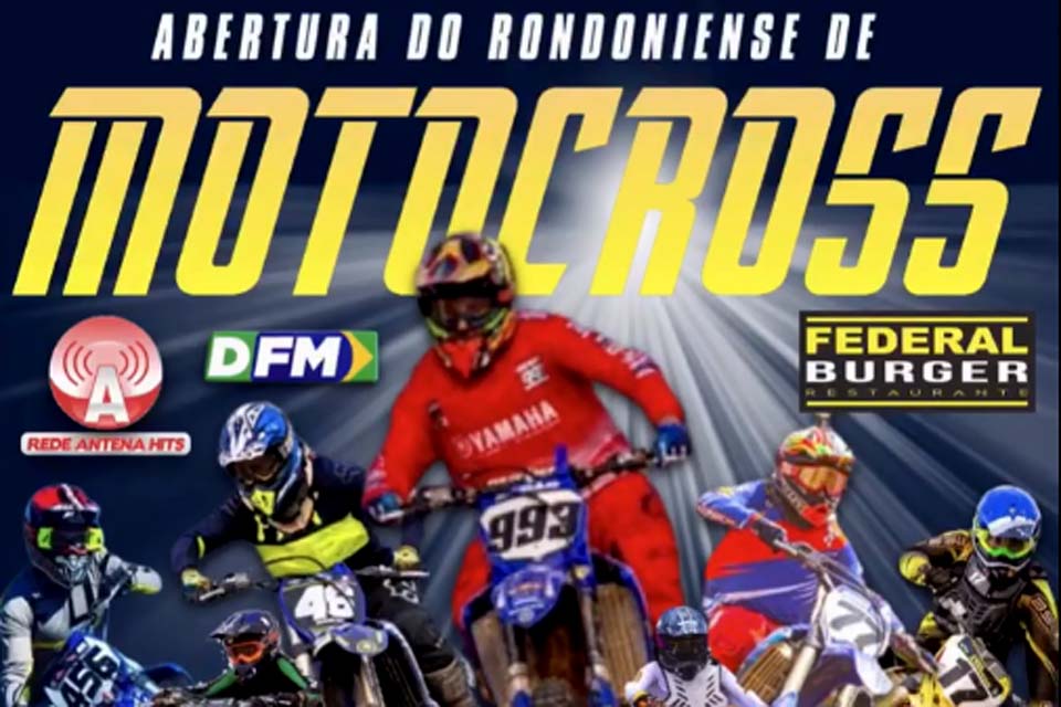Abertura do Campeonato Rondoniense de Motocross acontece no dia 27 em Cacoal