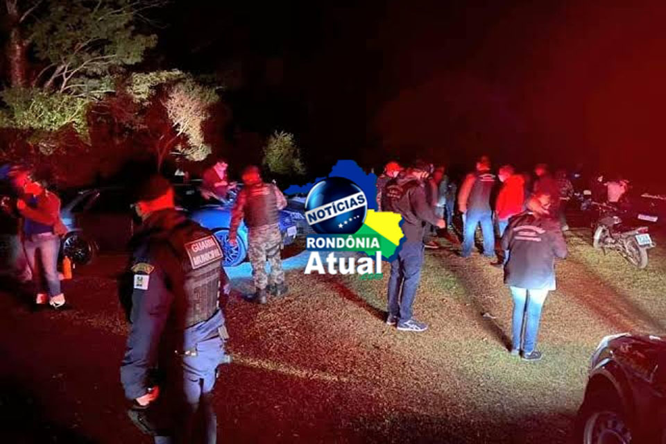  Jovens em Ji-Paraná alugam sítio para festa, mas polícia fecha