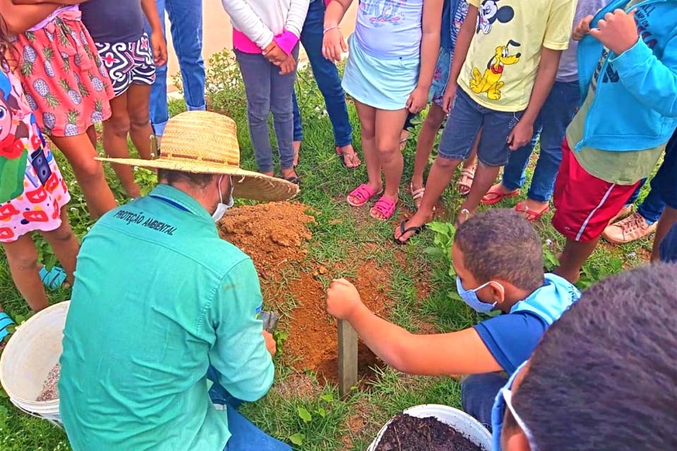 Secretaria Municipal de Meio Ambiente desenvolve projeto Ariquemes Mais Verde