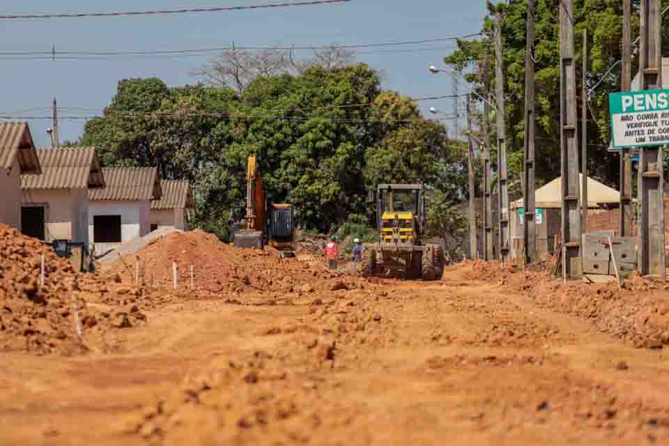 Obras de infraestrutura seguem avançando em diversos bairros de Porto Velho