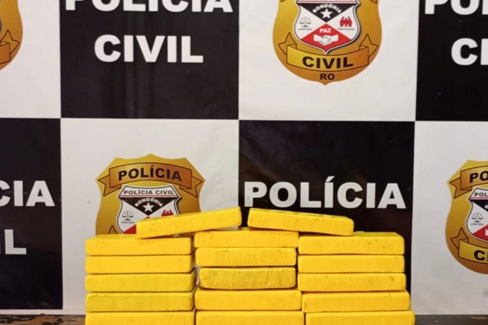 Casal é preso com 20 quilos de cocaína pela Polícia Civil 