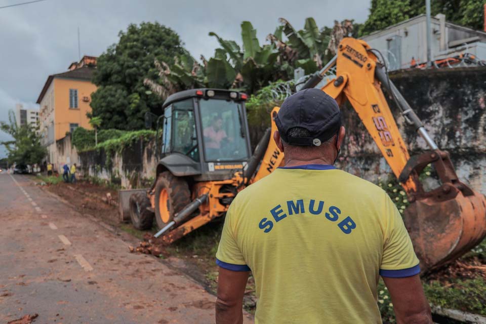 Calçadas do centro histórico de Porto Velho passam por mais uma etapa de restauração 