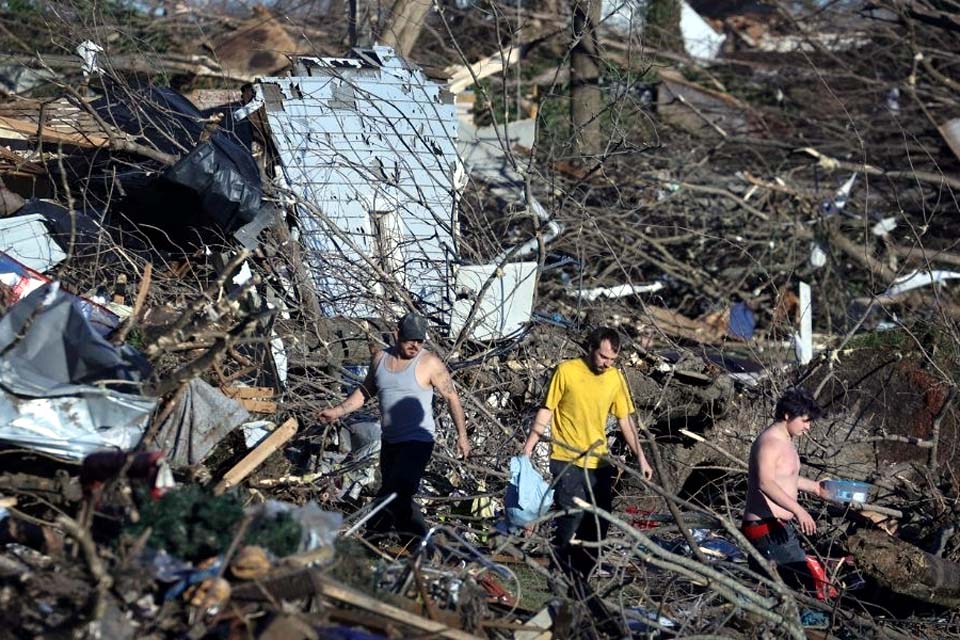 Tornados: mortos no Kentucky podem aumentar nas próximas semanas