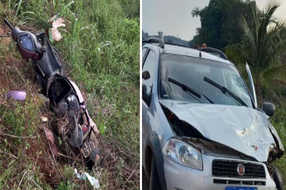 Duas mulheres morrem em acidente entre moto e carro na BR-421