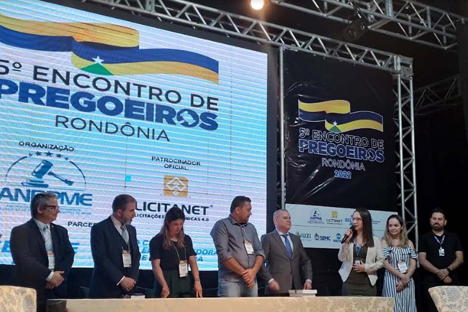 SEBRAE marca presença no 5º Encontro de Pregoeiros de Rondônia