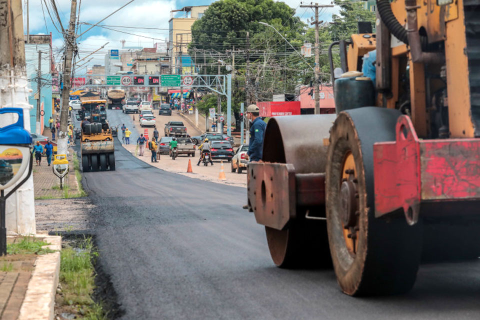 Prefeitura de Porto Velho inicia recapeamento da avenida Sete de Setembro