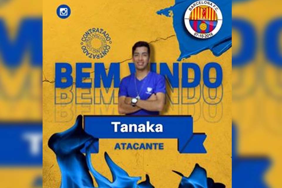 Barcelona anuncia acerto com o atacante Tanaka