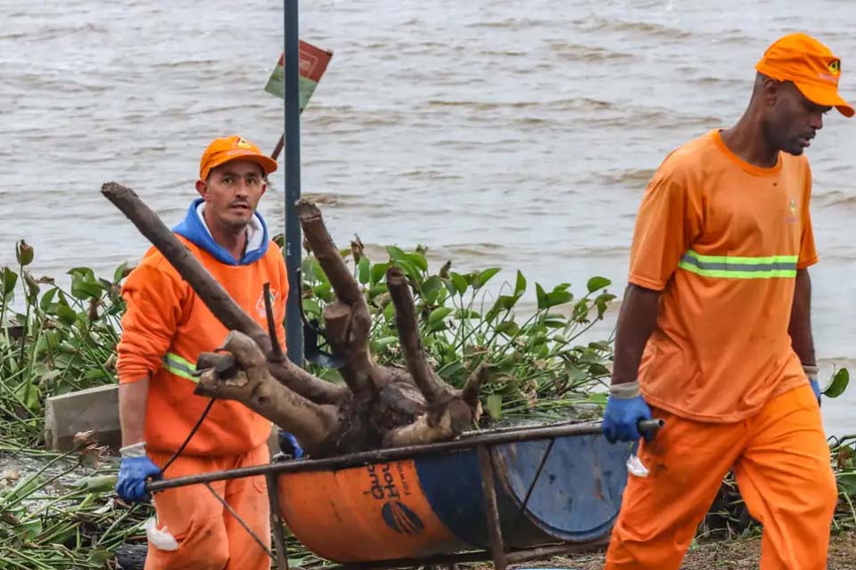 Nível do Guaíba fica abaixo da cota de inundação pela 1ª vez em um mês