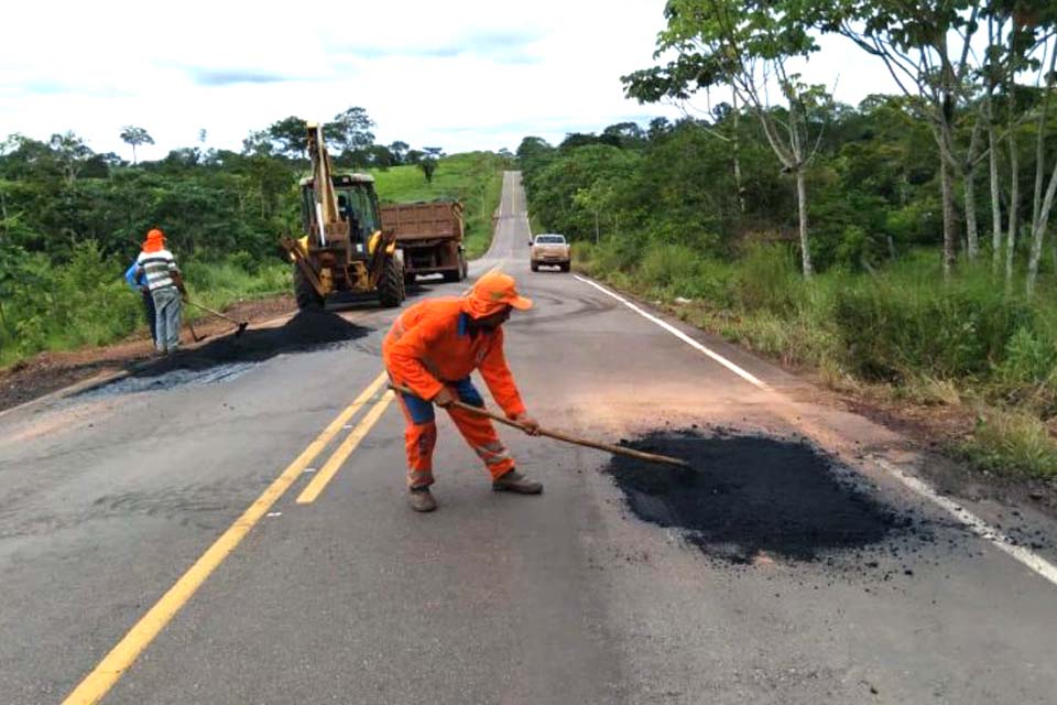 Em três meses, DER recupera quase 132 quilômetros de estradas na região